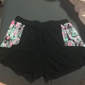 Loose fitting shorts